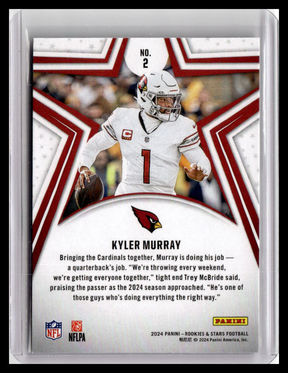 2024 Panini Rookies & Stars #2 Kyler Murray