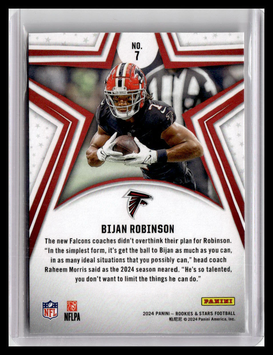 2024 Panini Rookies & Stars #7 Bijan Robinson