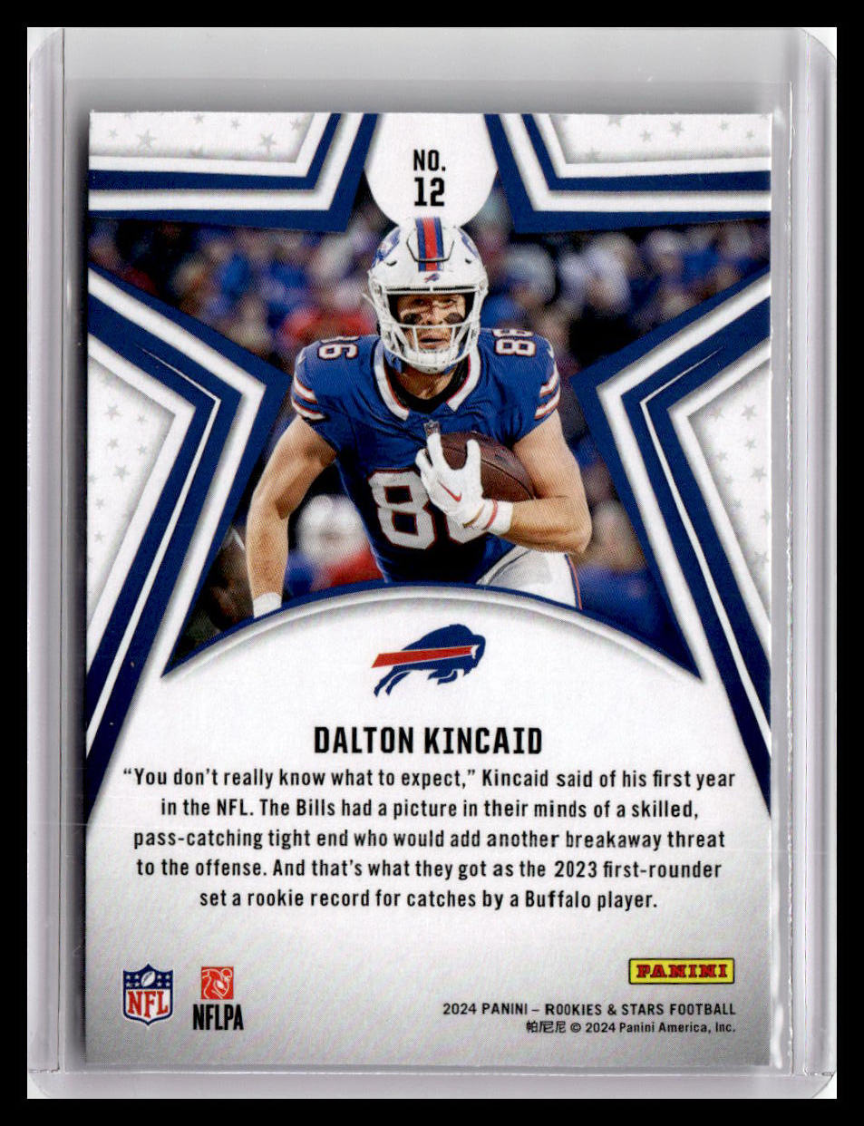 2024 Panini Rookies & Stars #12 Dalton Kincaid