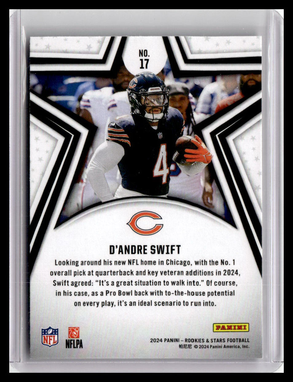 2024 Panini Rookies & Stars #17 D'Andre Swift