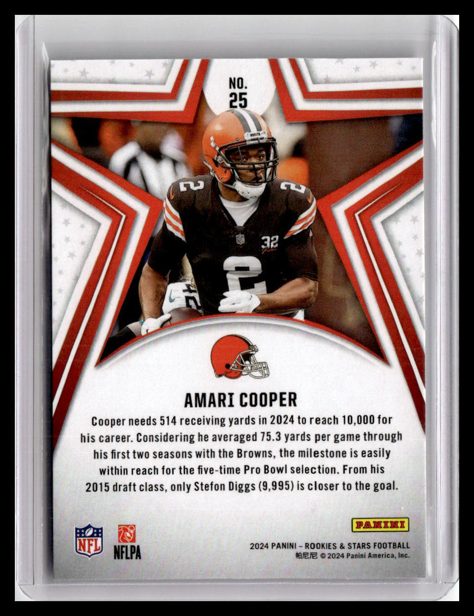 2024 Panini Rookies & Stars #25 Amari Cooper