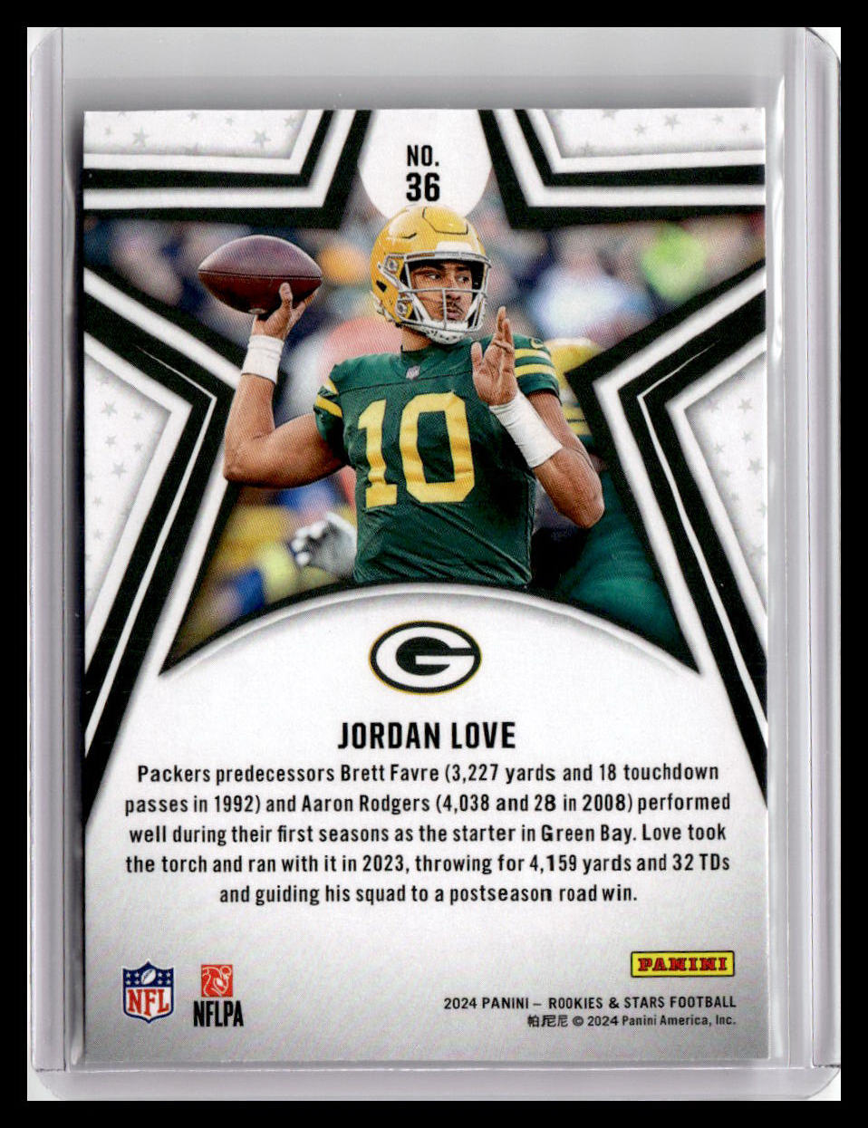 2024 Panini Rookies & Stars #36 Jordan Love