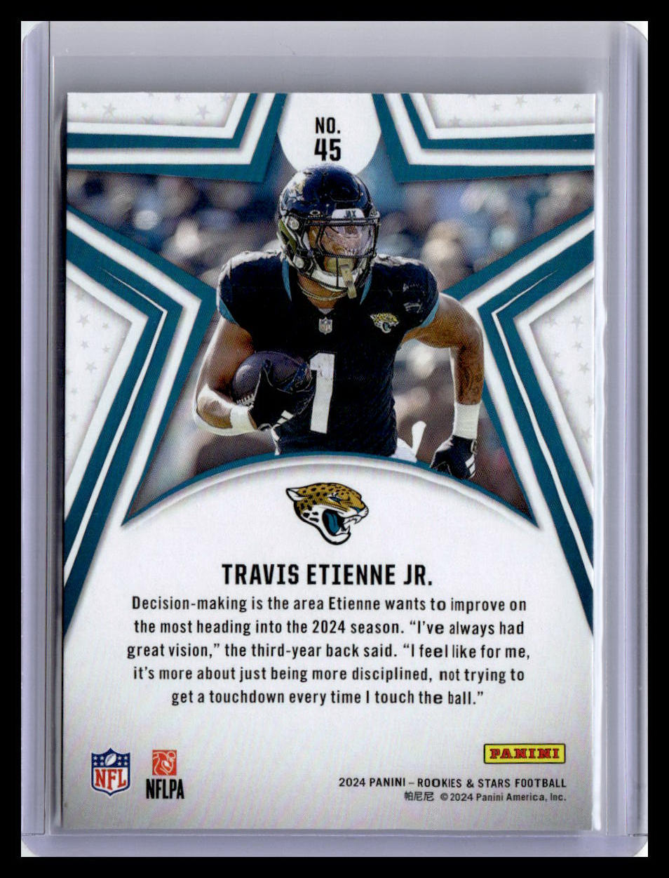 2024 Panini Rookies & Stars #45 Travis Etienne Jr.