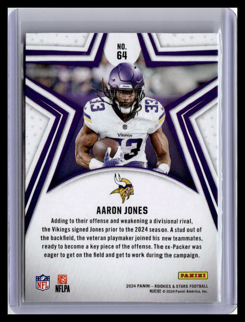 2024 Panini Rookies & Stars #64 Aaron Jones