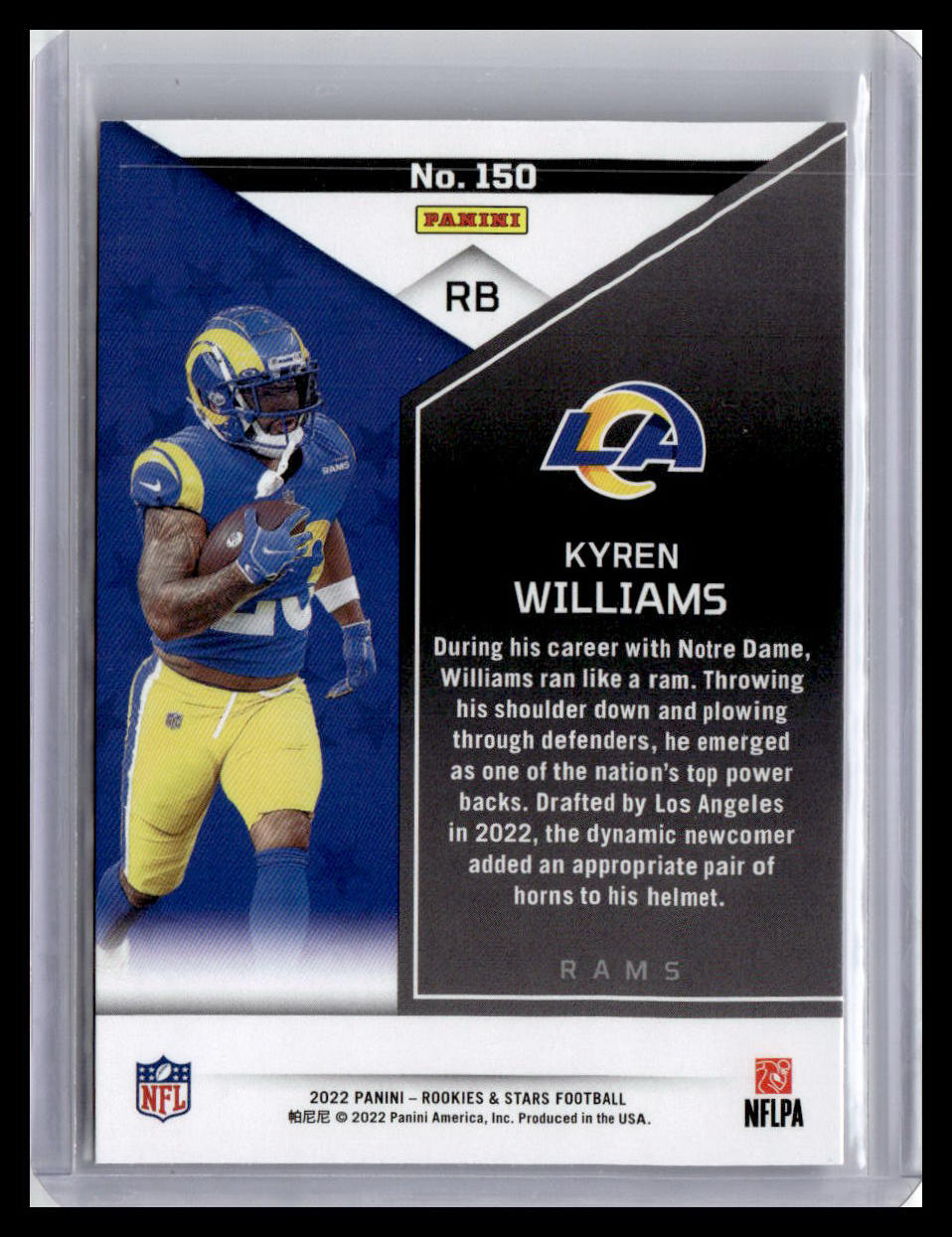 2022 Panini Rookies & Stars #150 Kyren Williams (RC)