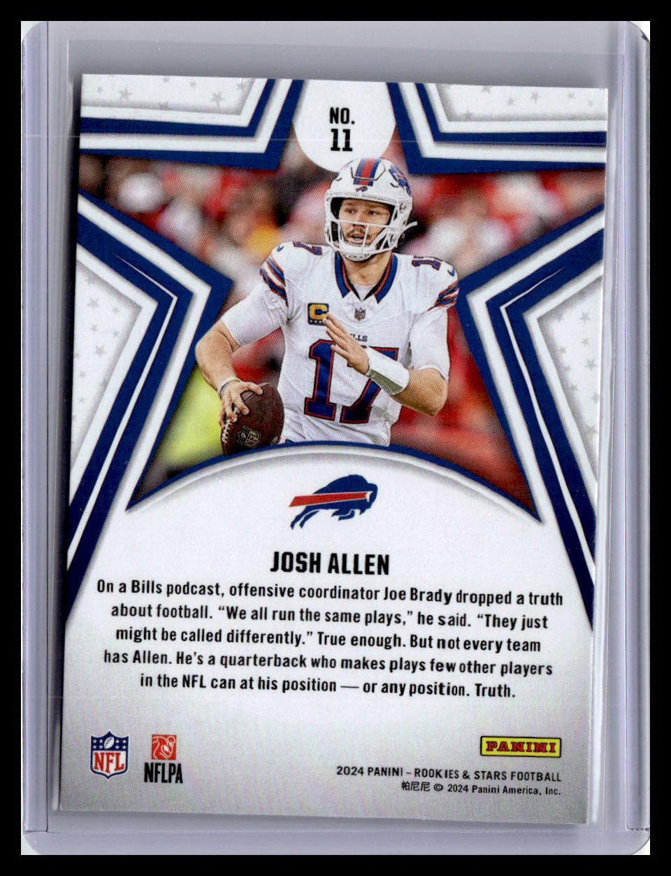 2024 Panini Rookies & Stars #11 Josh Allen Red Paallel