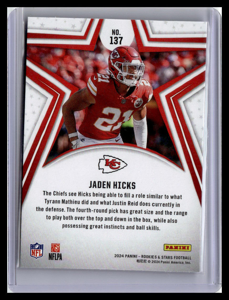 2024 Panini Rookies & Stars #137 Jaden Hicks (RC)