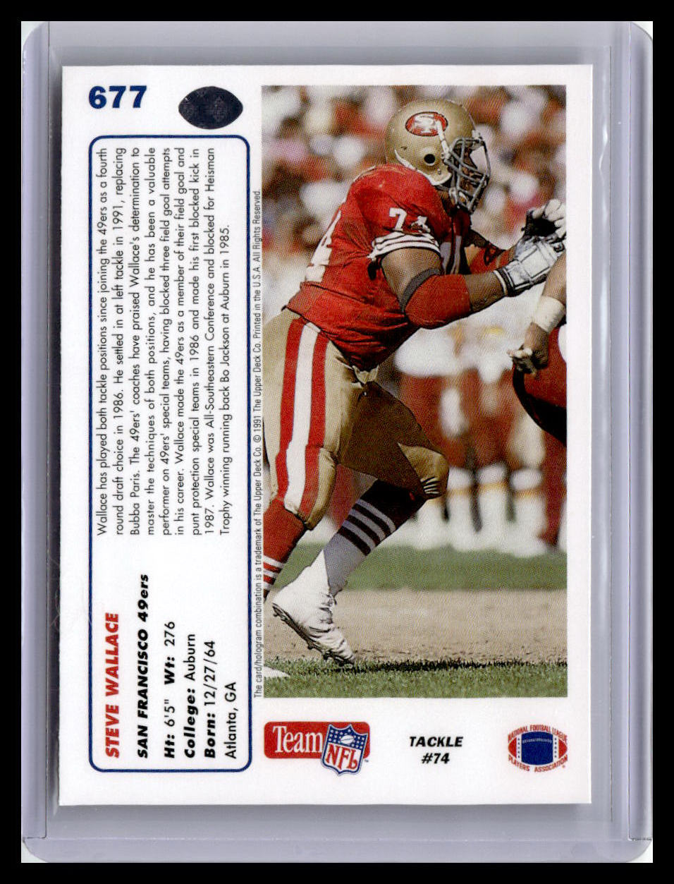 1991 Upper Deck #677 Steve Wallace