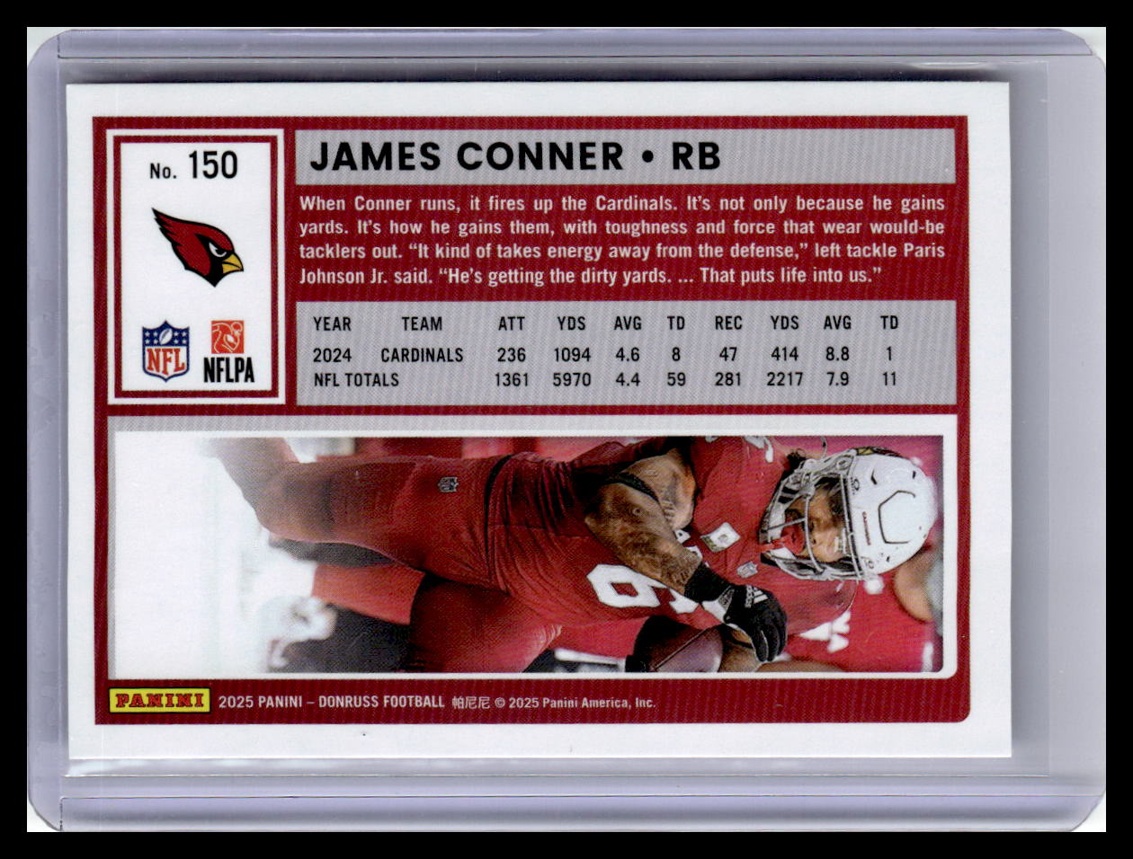 2025 Donruss #150 James Conner