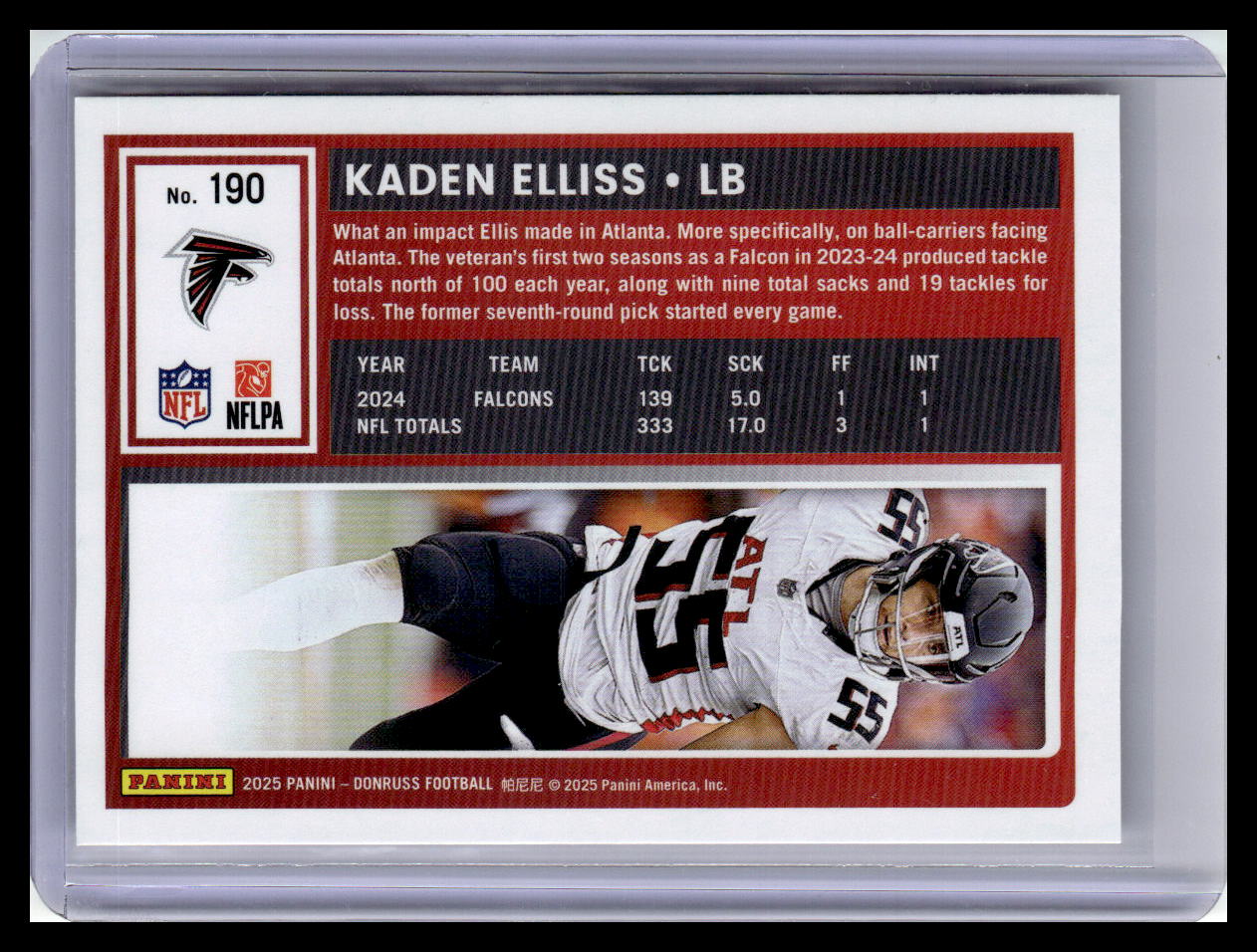 2025 Donruss #190 Kaden Elliss