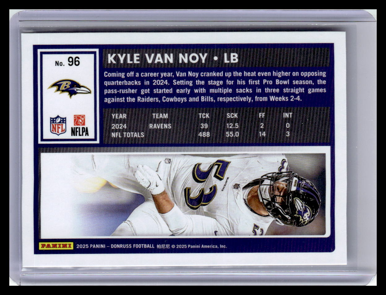 2025 Donruss #96 Kyle Van Noy