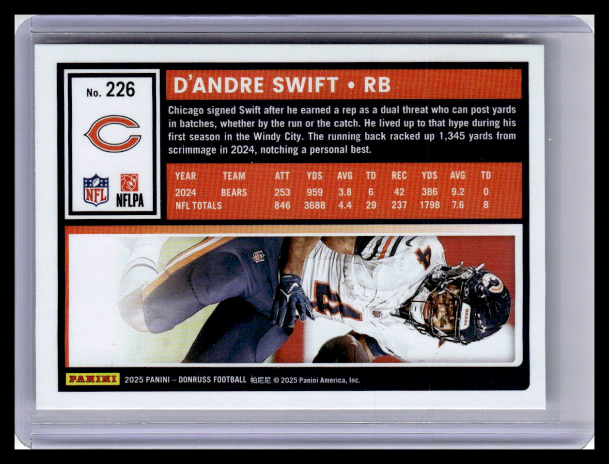 2025 Donruss #226 D’Andre Swift