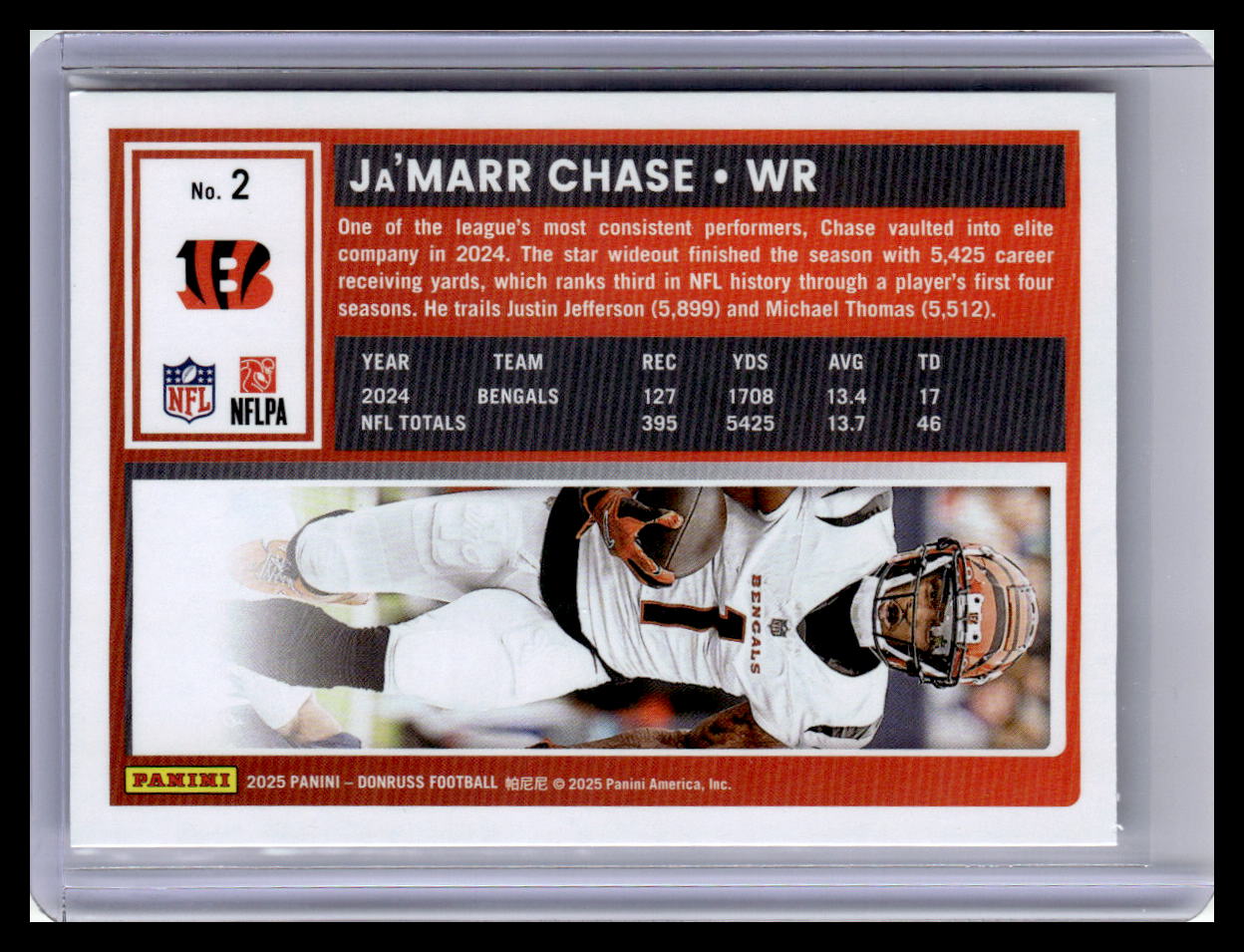 2025 Donruss #2 Ja’Marr Chase
