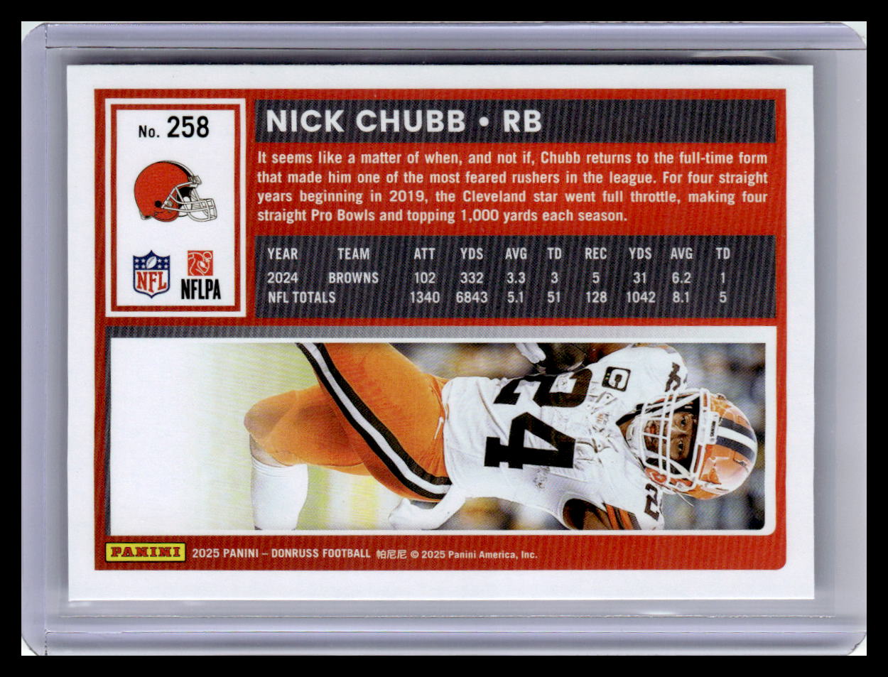 2025 Donruss #258 Nick Chubb