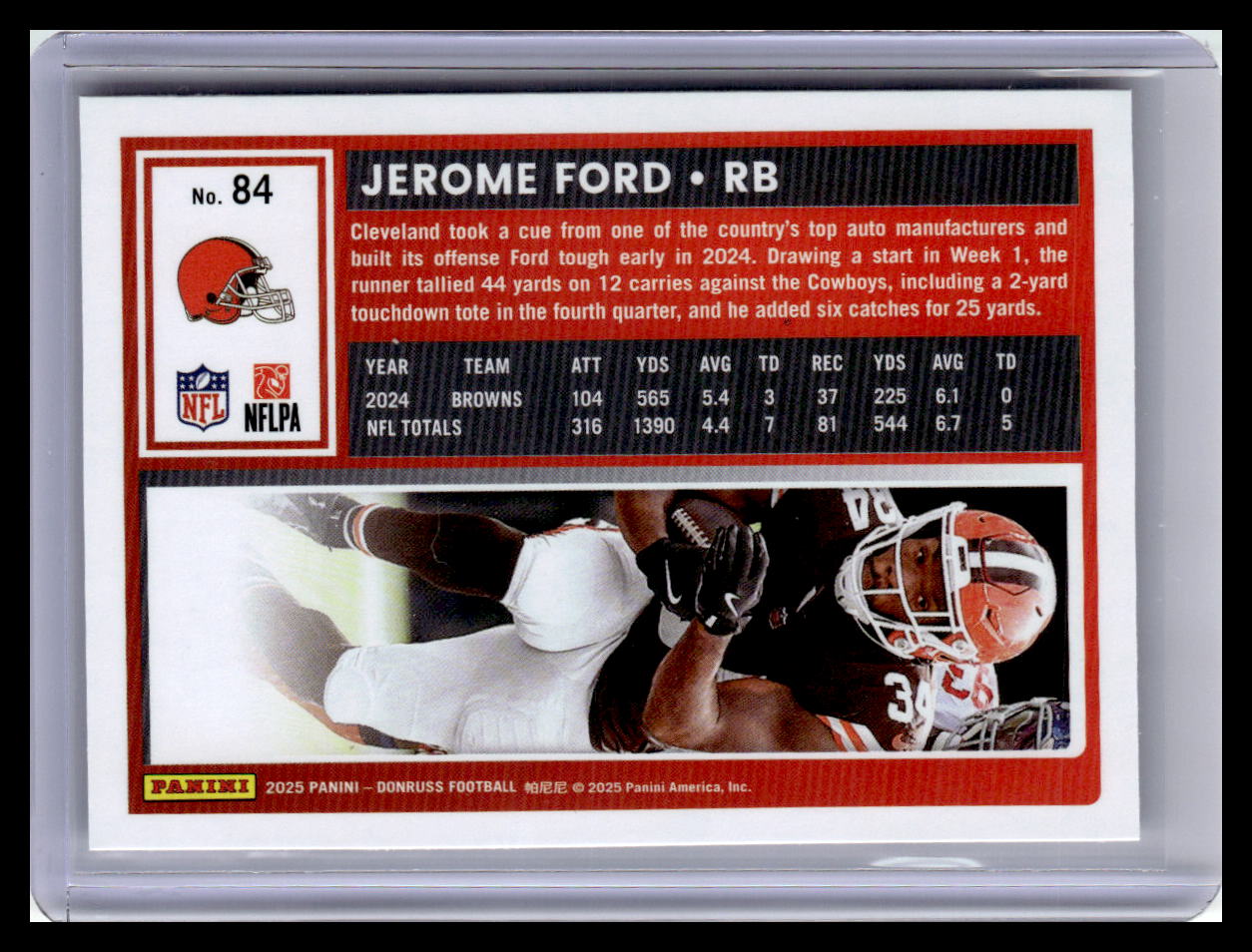 2025 Donruss #84 Jerome Ford
