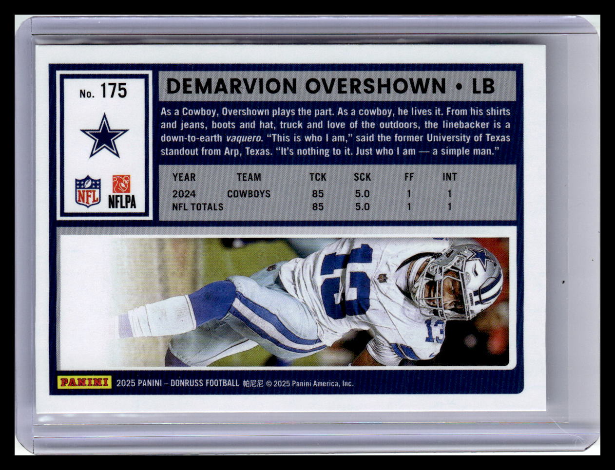2025 Donruss #175 Demarvion Overshown