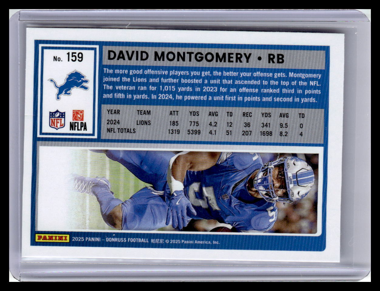 2025 Donruss #159 David Montgomery