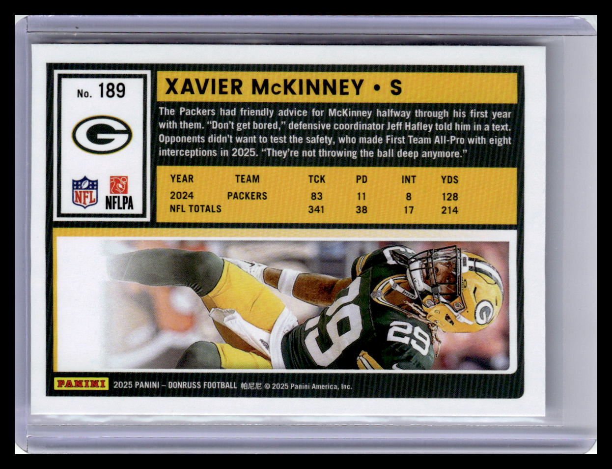 2025 Donruss #189 Xavier McKinney
