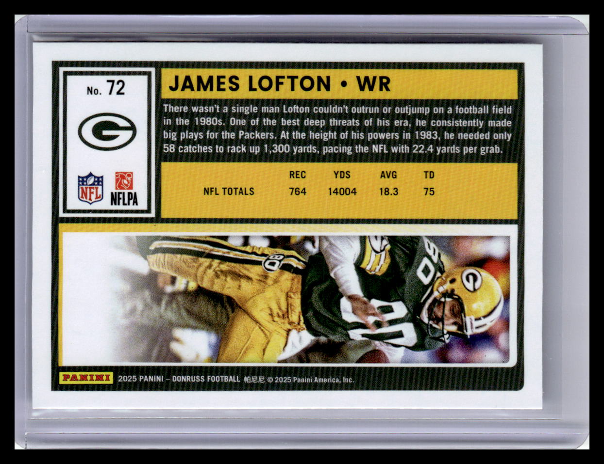 2025 Donruss #72 James Lofton