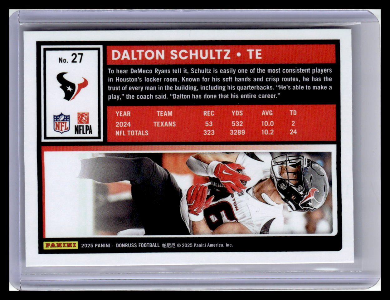 2025 Donruss #27 Dalton Schultz