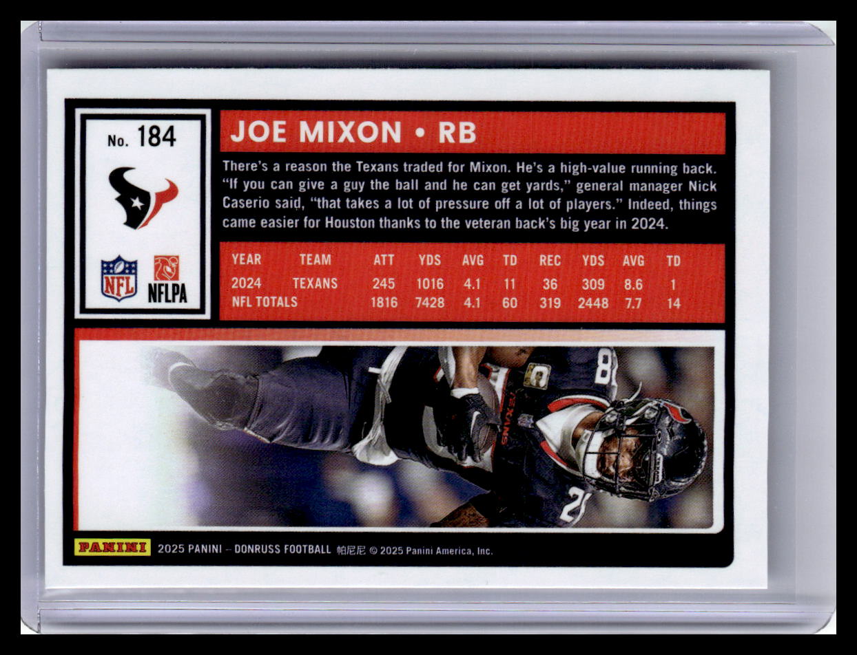 2025 Donruss #184 Joe Mixon