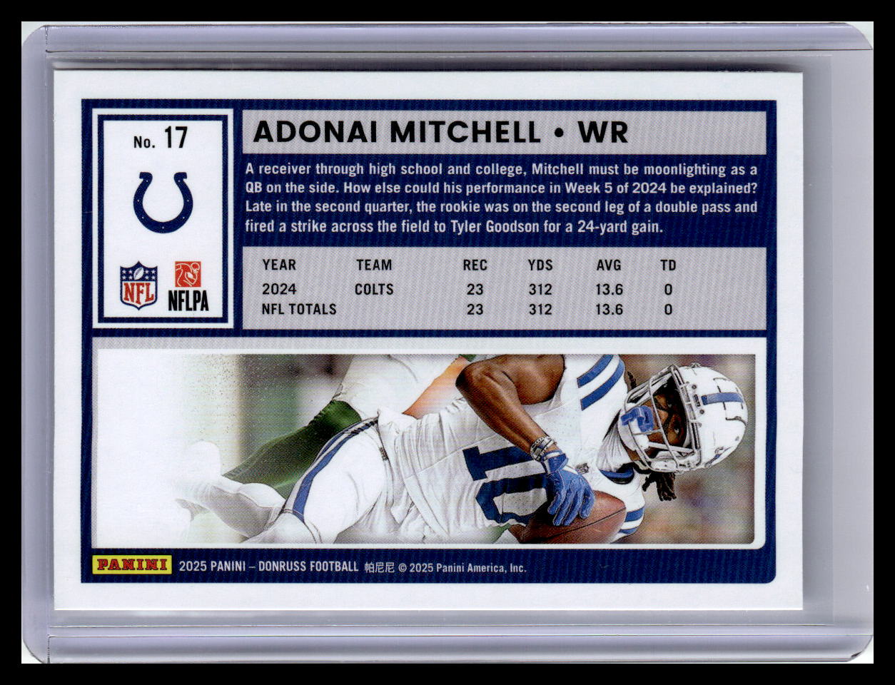 2025 Donruss #17 Adonai Mitchell