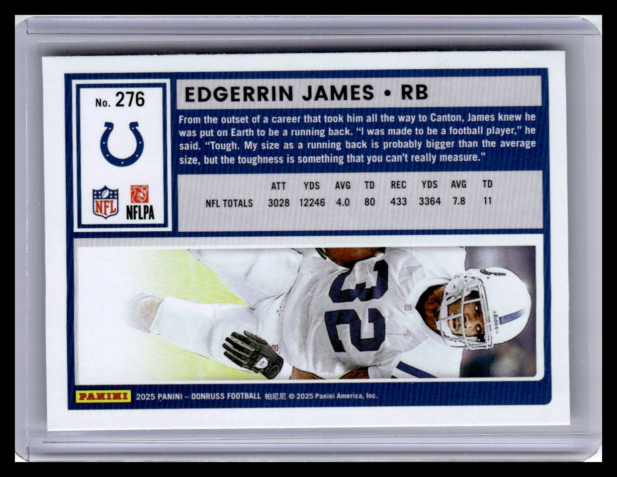 2025 Donruss #276 Edgerrin James