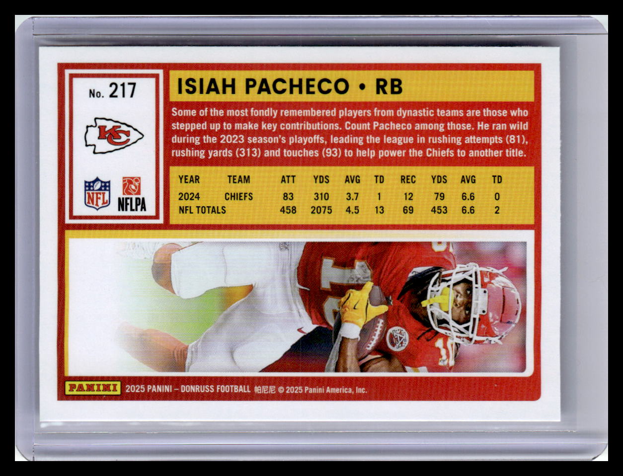 2025 Donruss #217 Isiah Pacheco