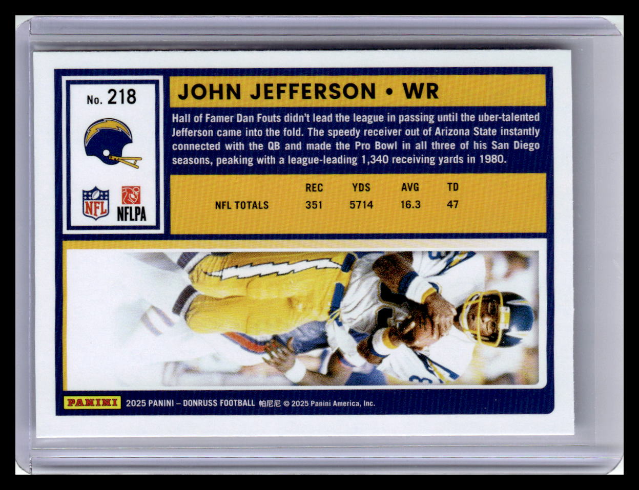 2025 Donruss #218 John Jefferson