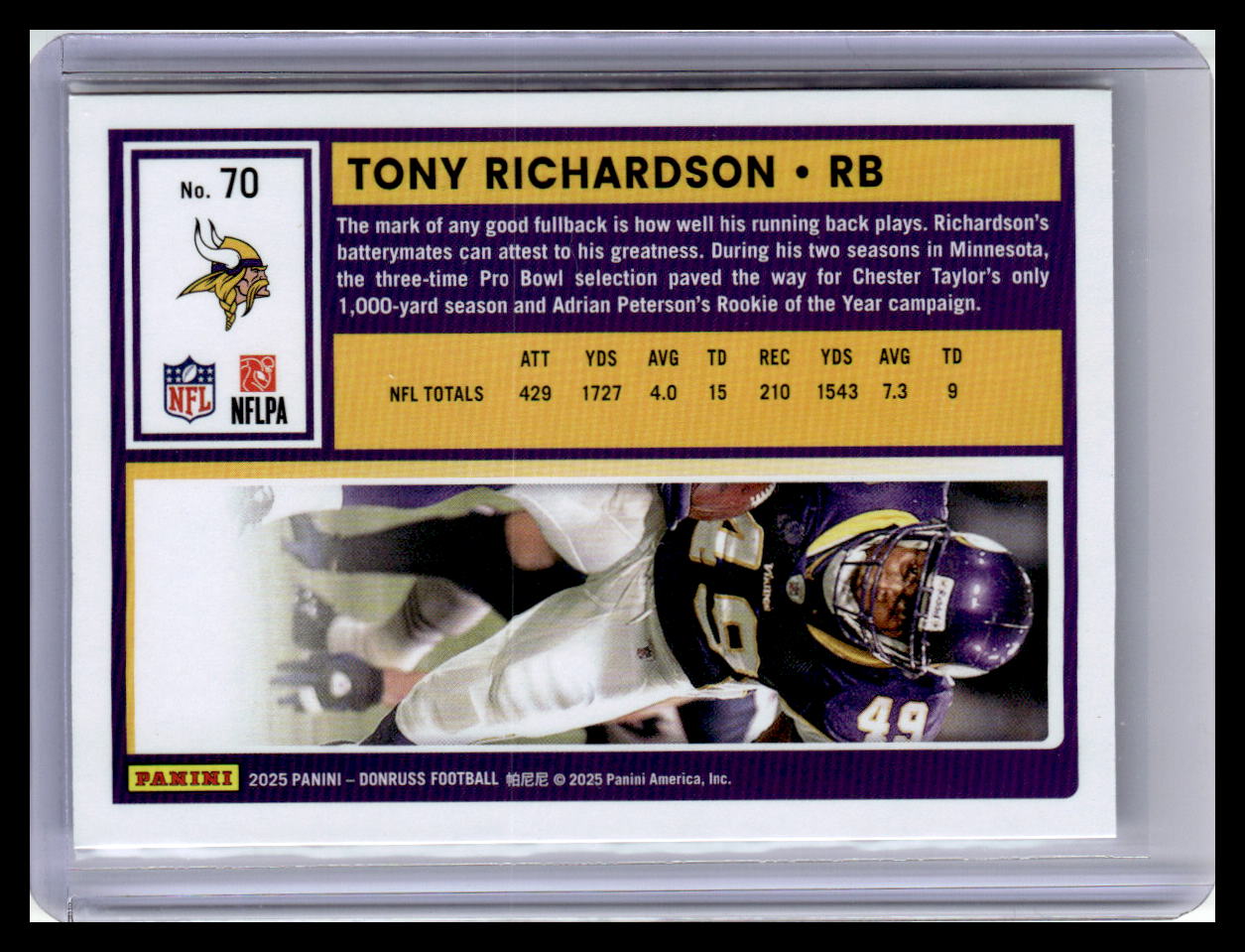 2025 Donruss #70 Tony Richardson