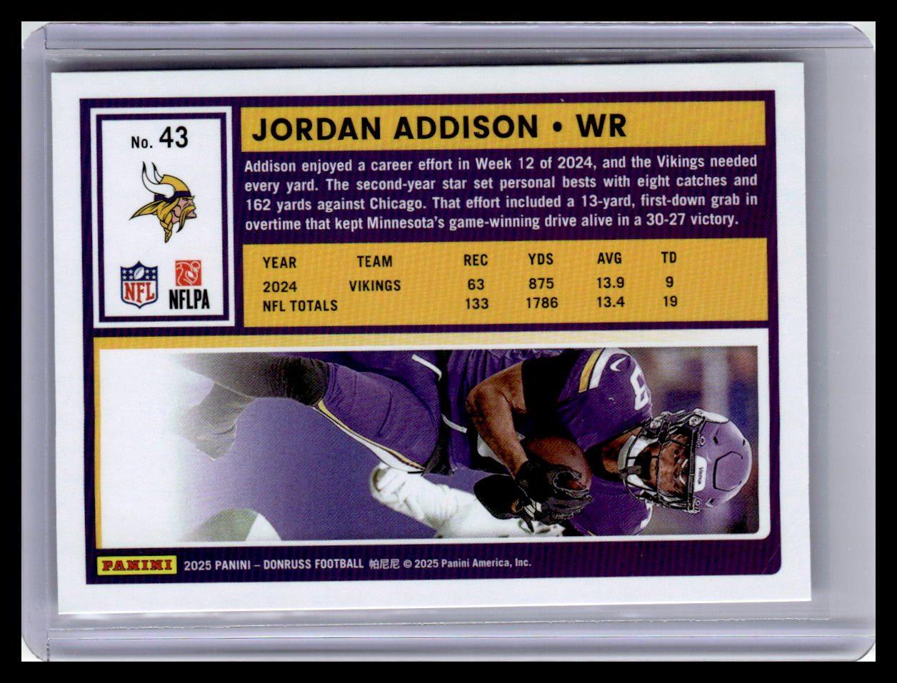 2025 Donruss #43 Jordan Addison