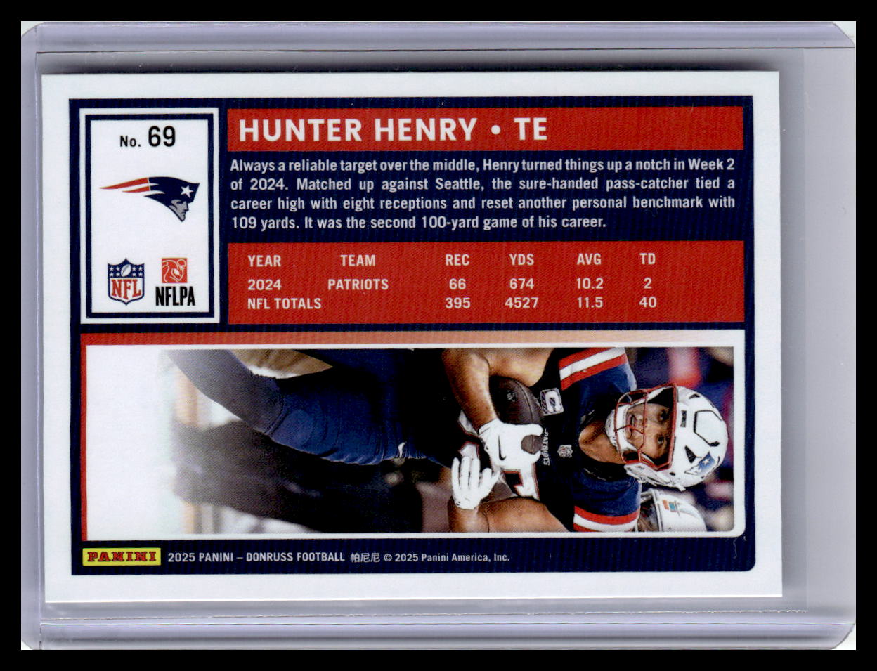 2025 Donruss #69 Hunter Henry
