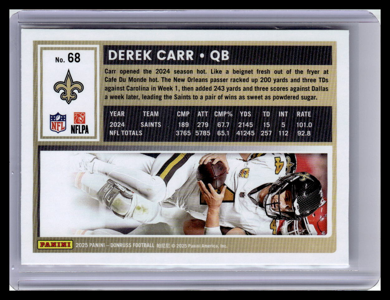 2025 Donruss #68 Derek Carr