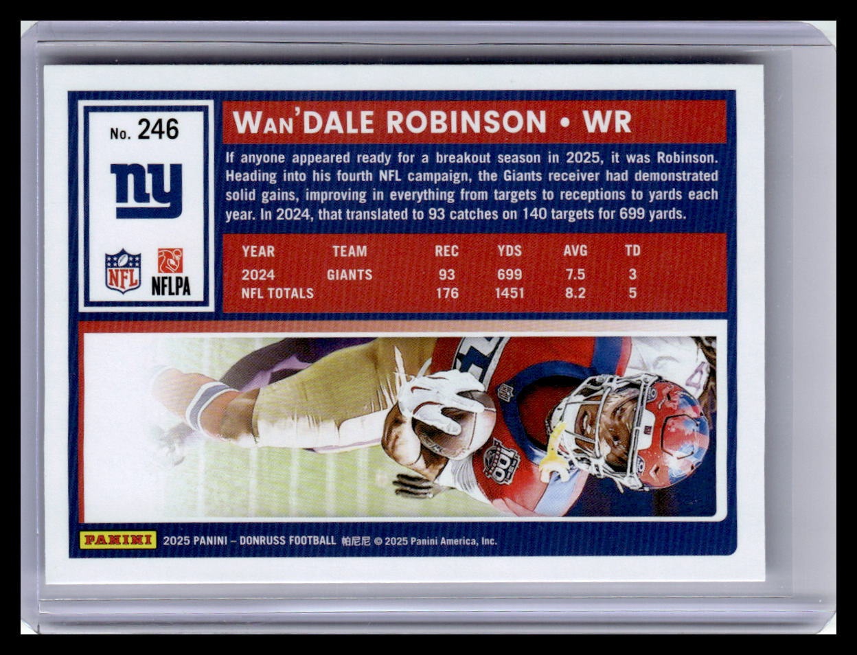 2025 Donruss #246 Wan'Dale Robinson