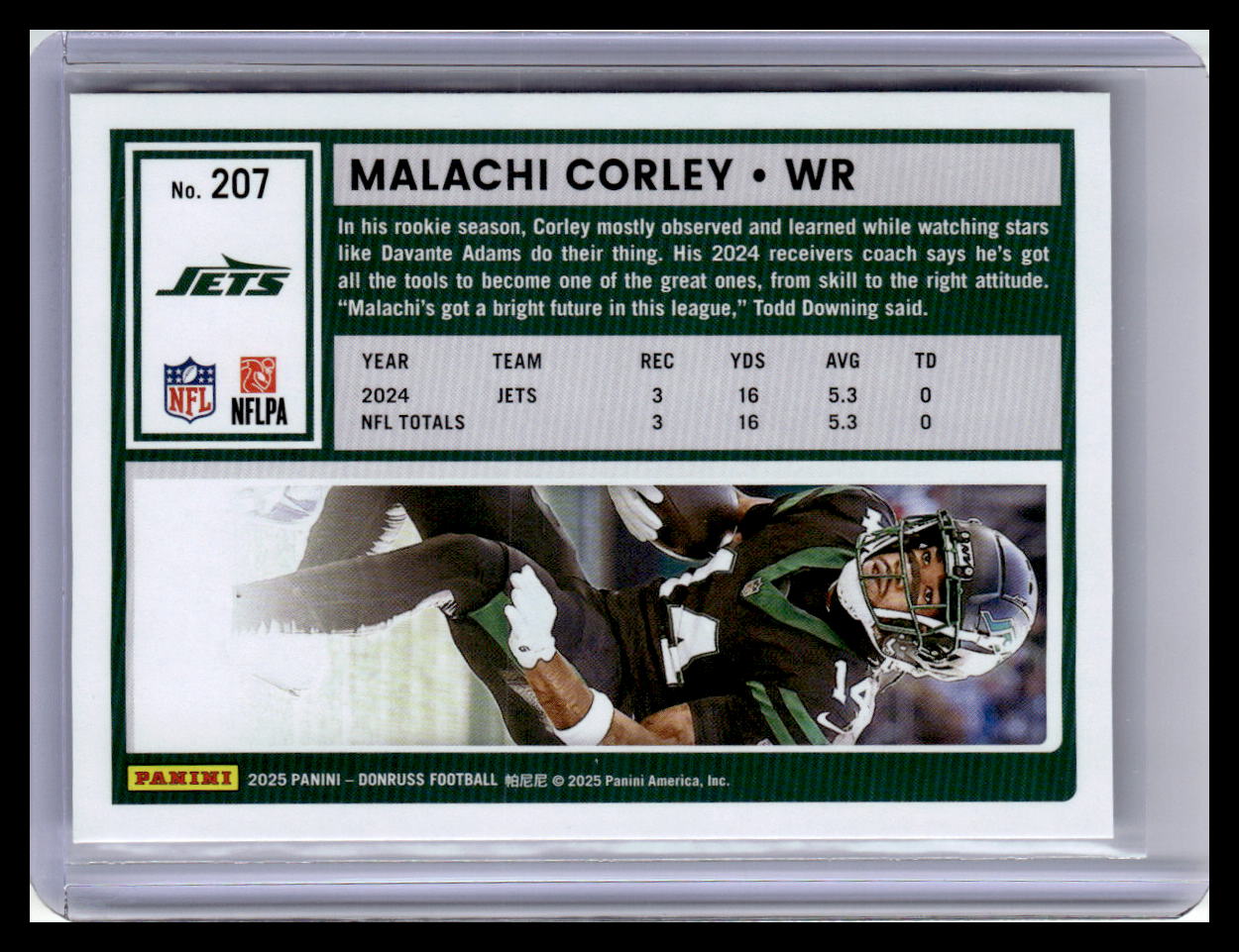 2025 Donruss #207 Malachi Corley