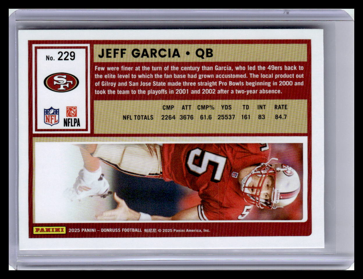 2025 Donruss #229 Jeff Garcia