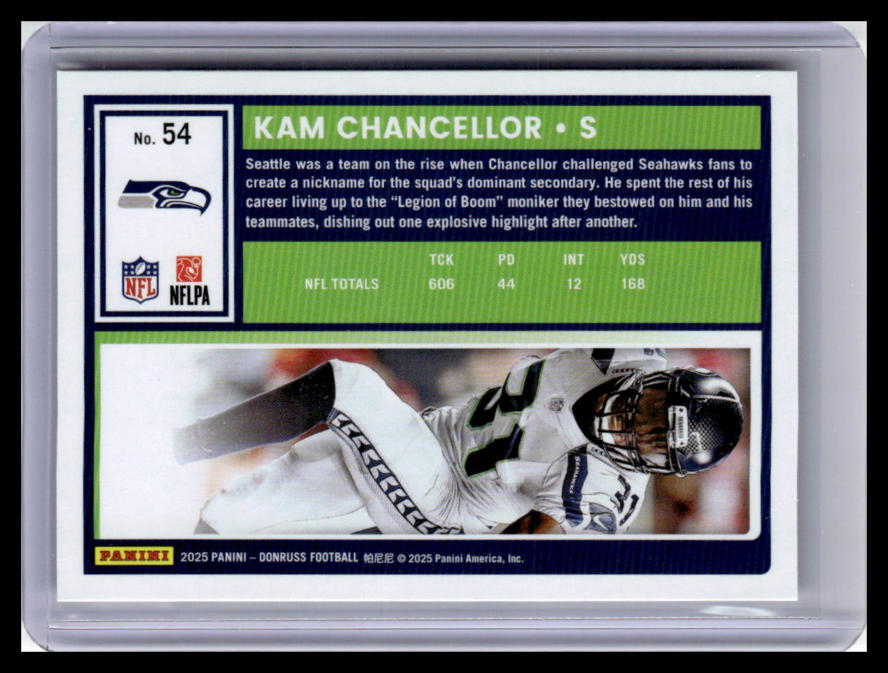 2025 Donruss #54 Kam Chancellor