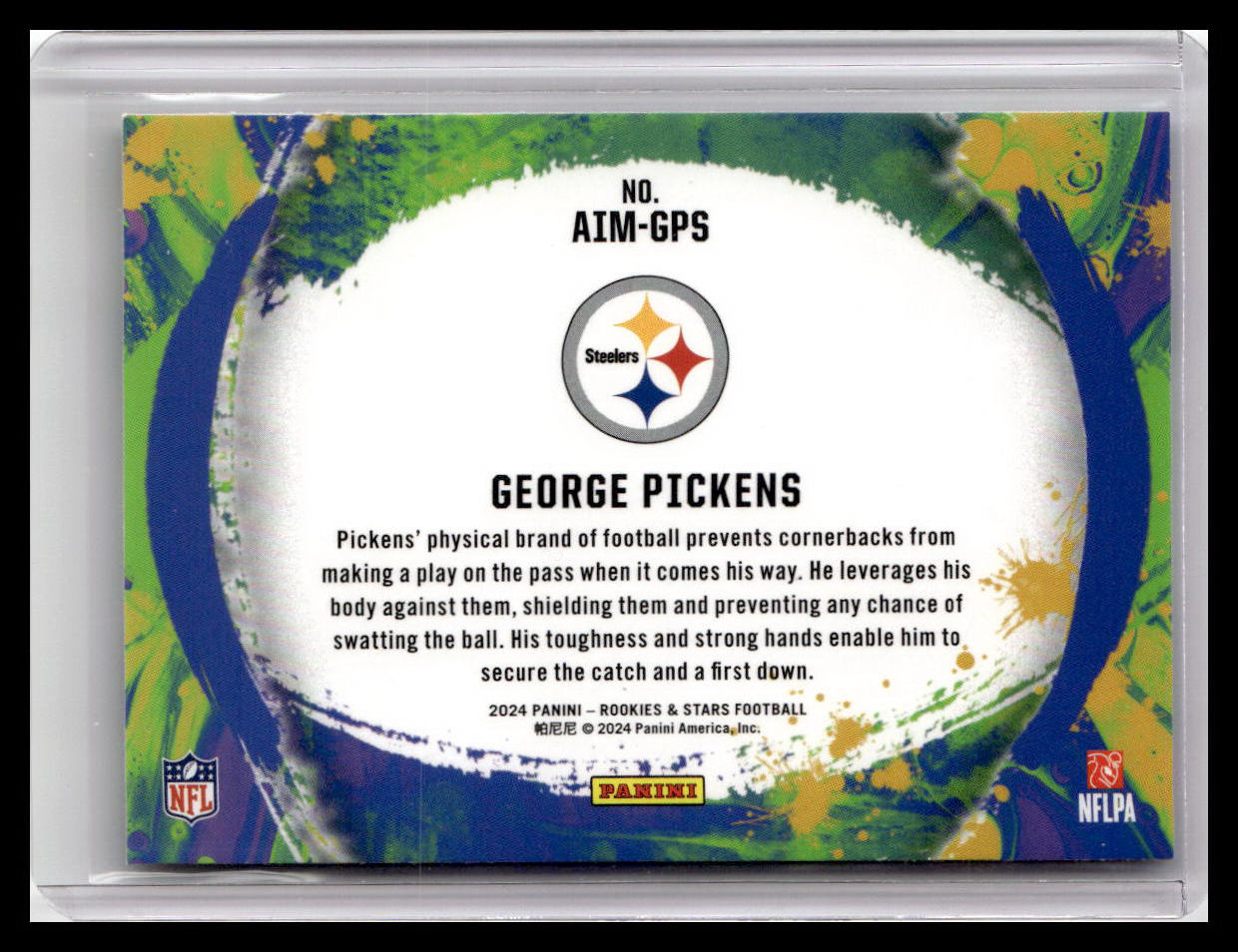 2024 Panini Rookies & Stars #AIM-GPS George Pickens Artistry in Motion
