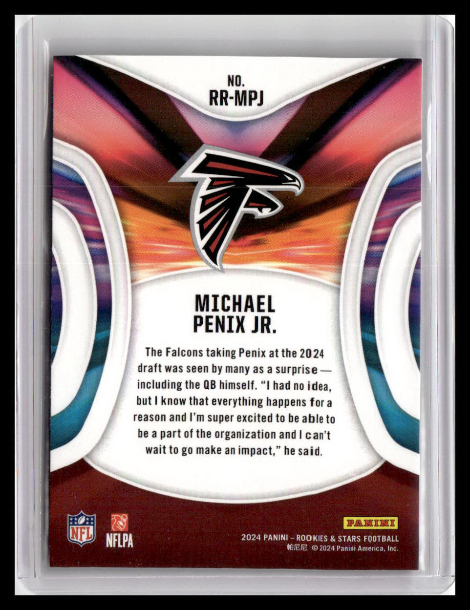 2024 Panini Rookies & Stars #RR-MPJ Michael Penix Jr. Rookie Rush