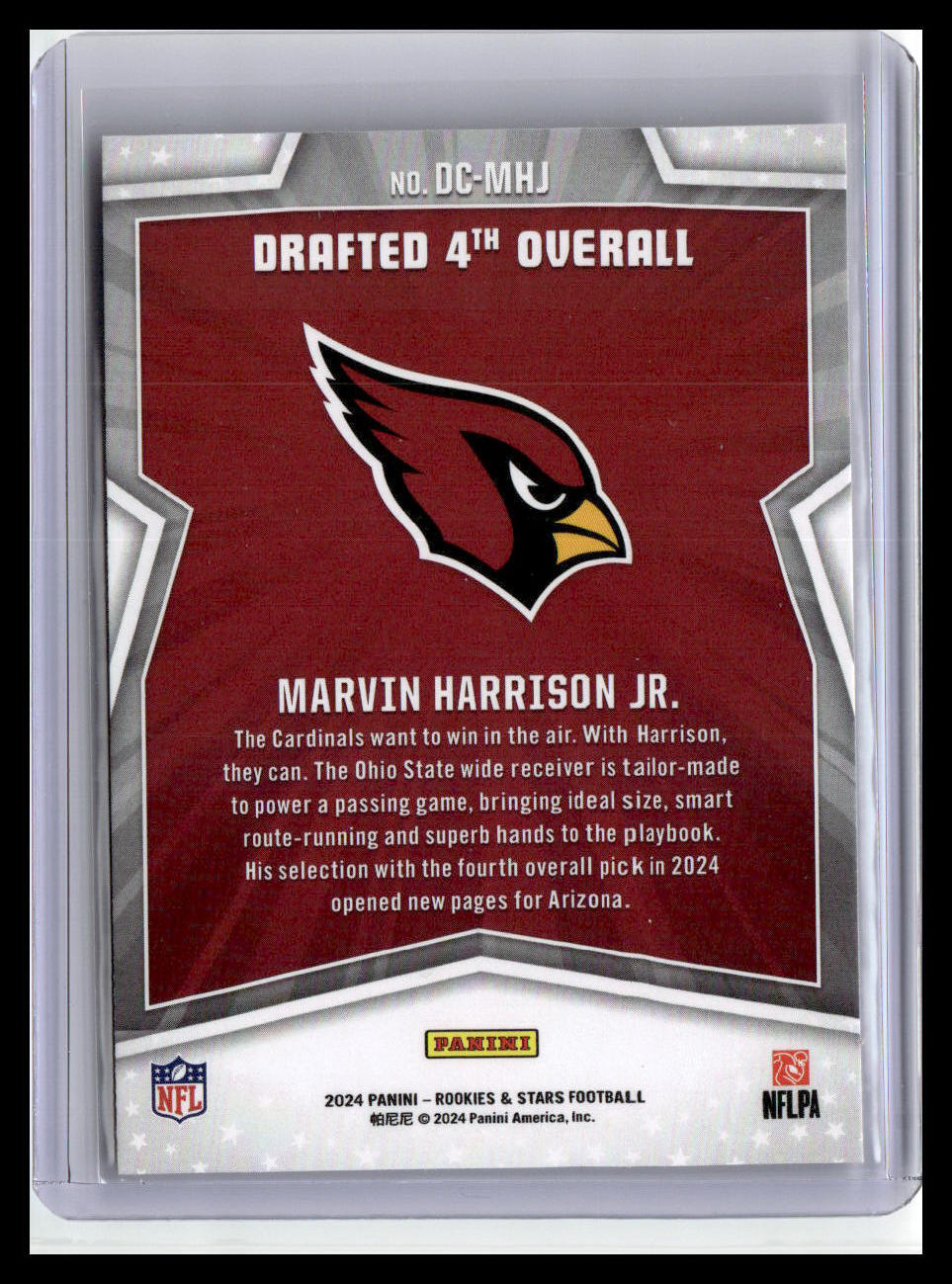 2024 Panini Rookies & Stars #DC-MHJ Marvin Harrison Jr. Draft Class