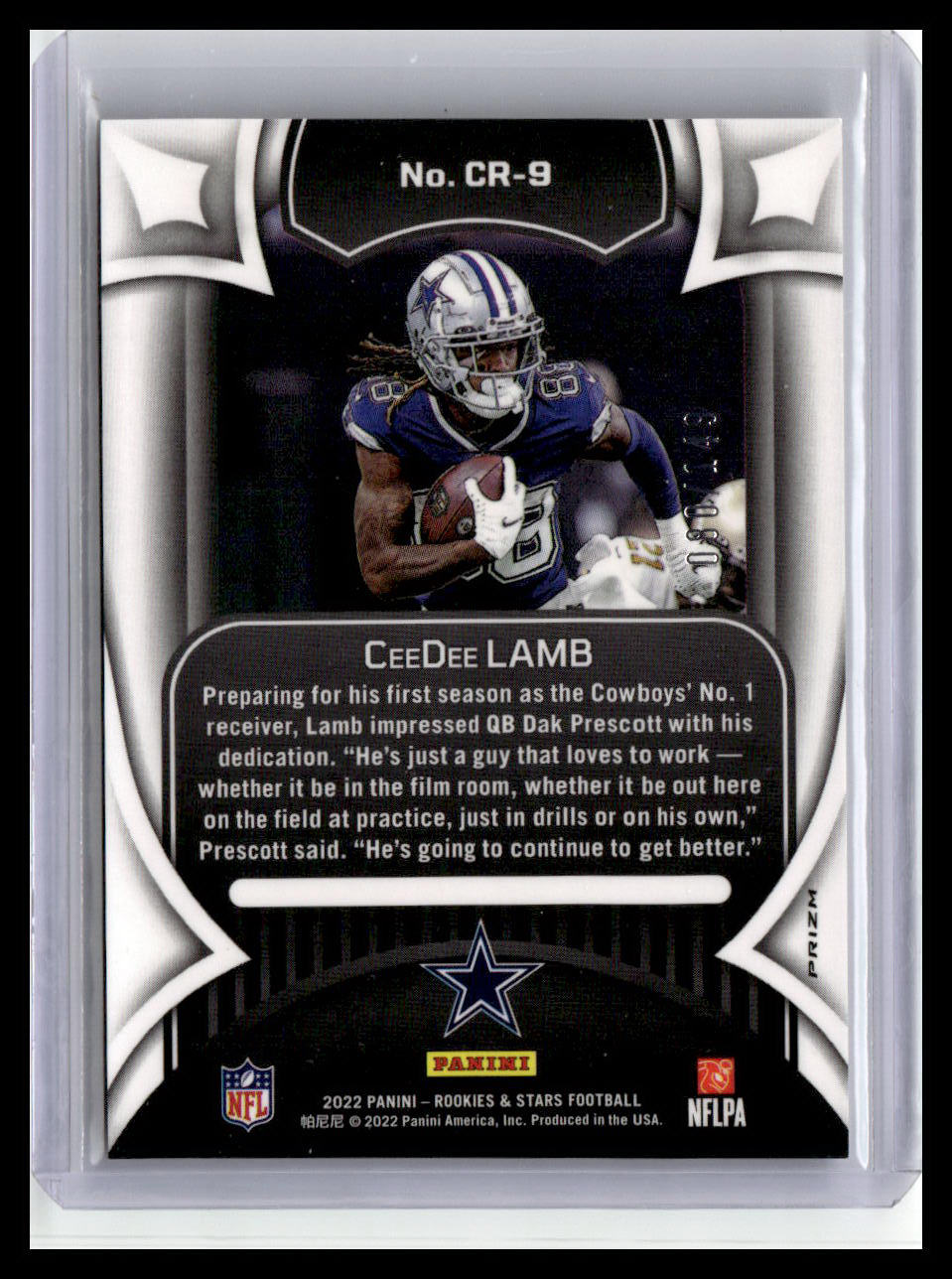 2022 Panini Rookies & Stars #CR-9 CeeDee Lamb Crusade White #/149