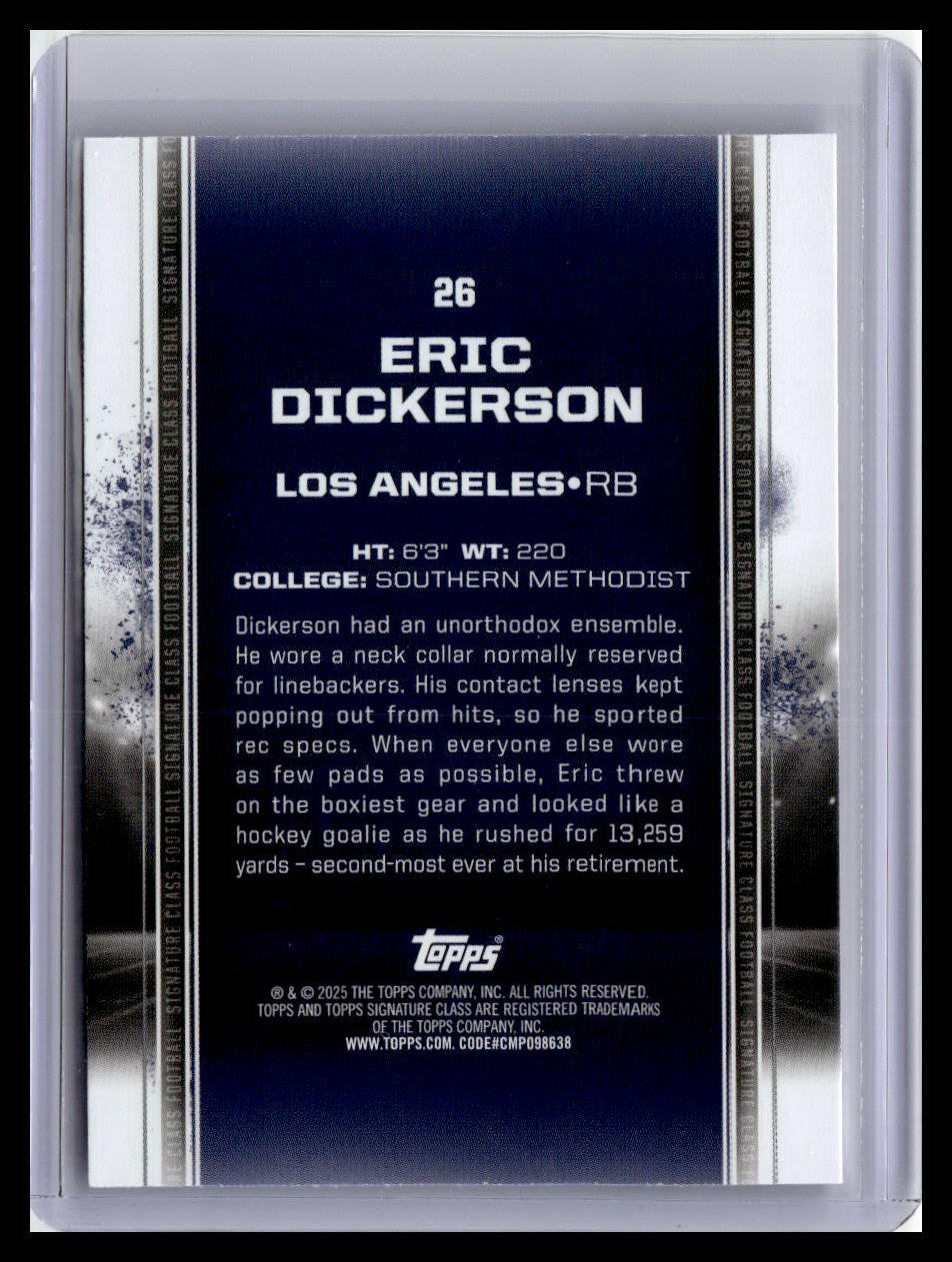 2024 Topps Signature Class #26 Eric Dickerson