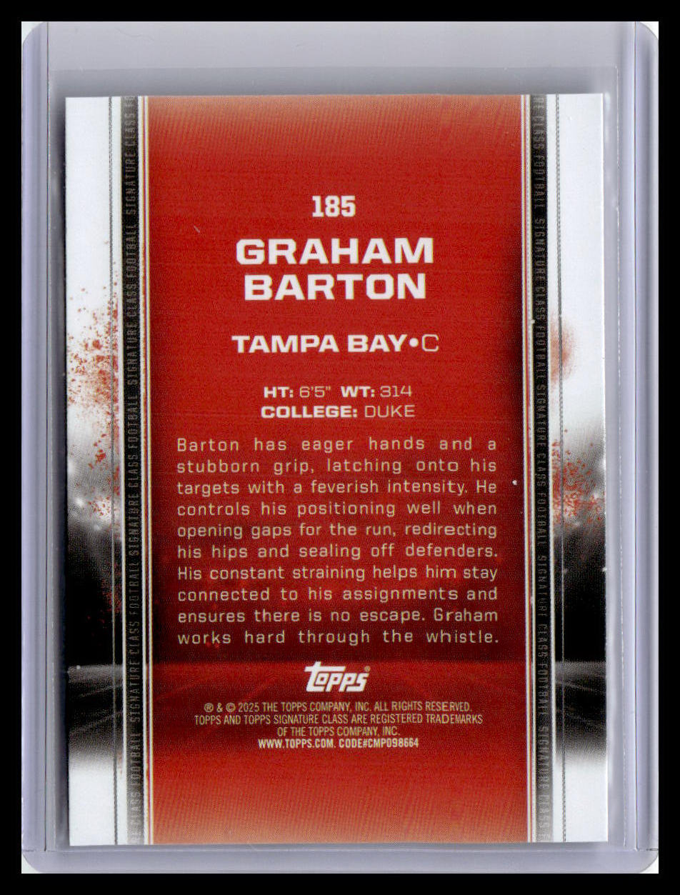 2024 Topps Signature Class #185 Graham Barton (RC)