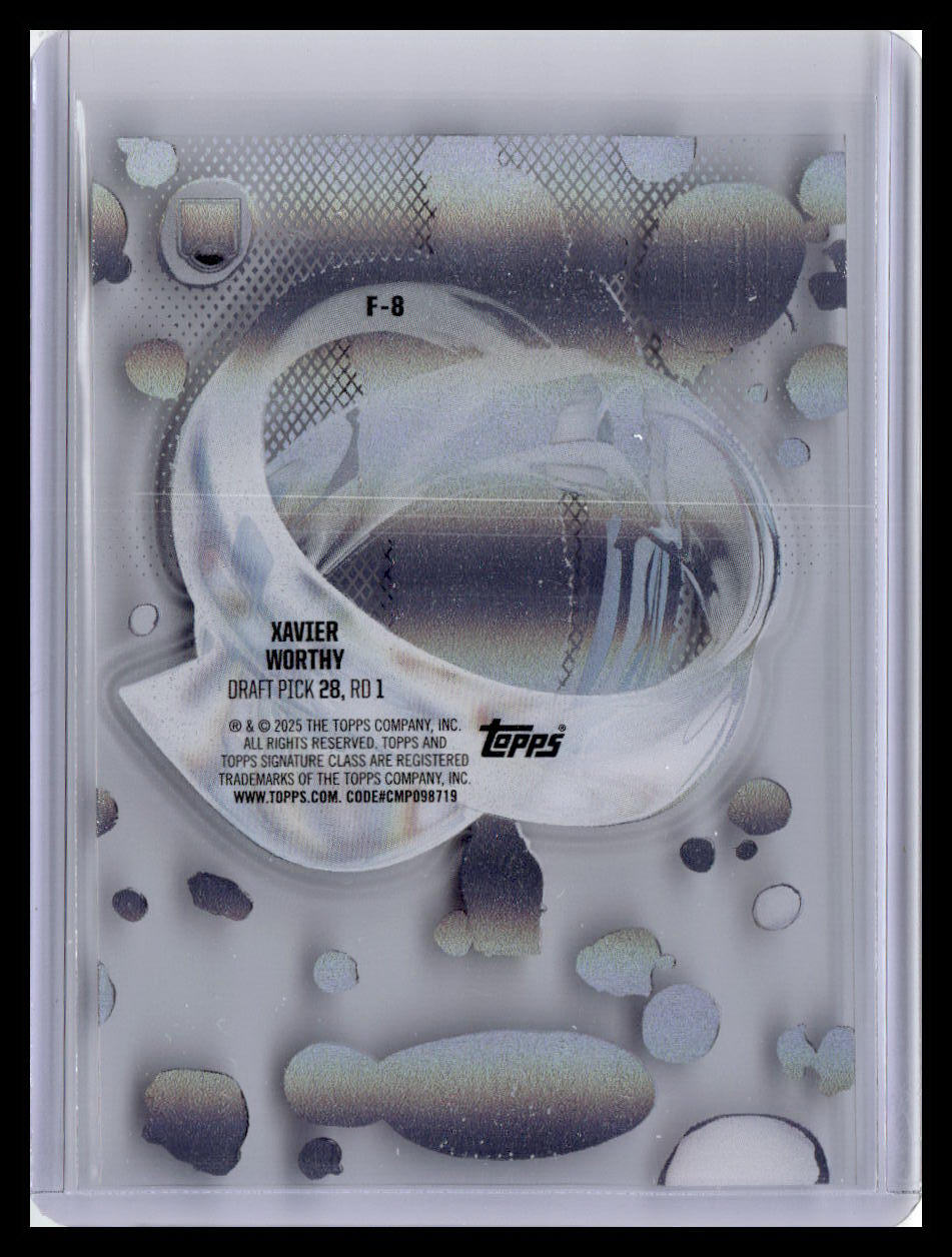 2024 Topps Signature Class - Fluidity #F-8 Xavier Worthy