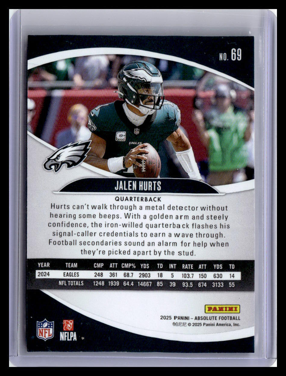 2025 Panini Absolute #69 Jalen Hurts Retail