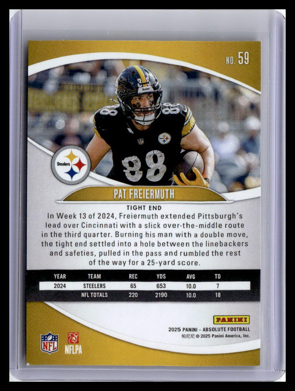 2025 Panini Absolute #59 Pat Freiermuth
