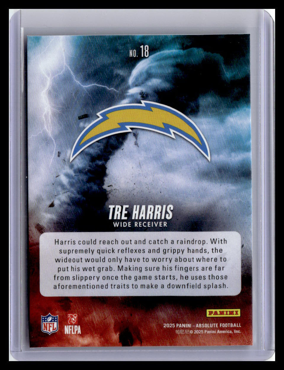 2025 Panini Absolute #18 Tre Harris By Storm