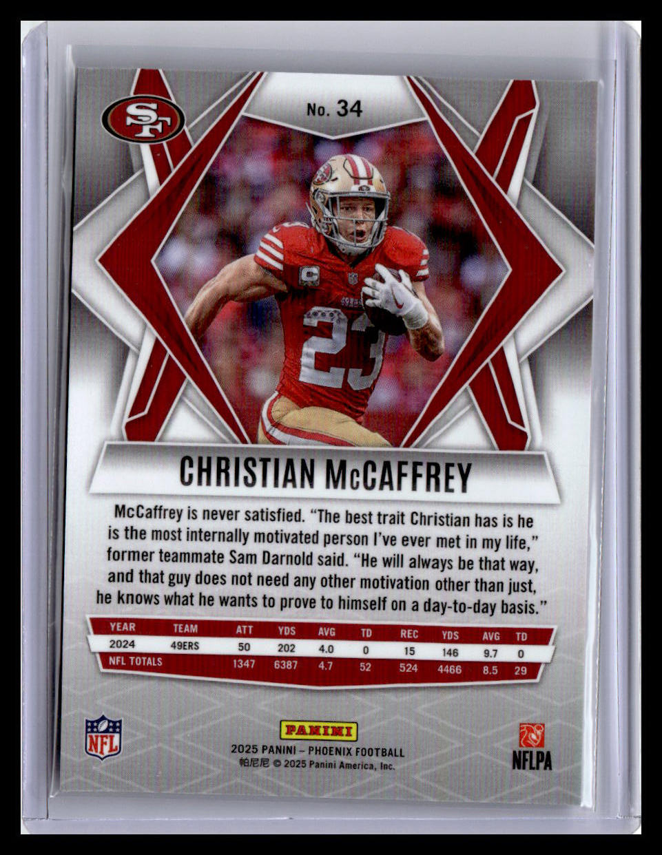 2025 Panini Phoenix #34 Christian McCaffrey