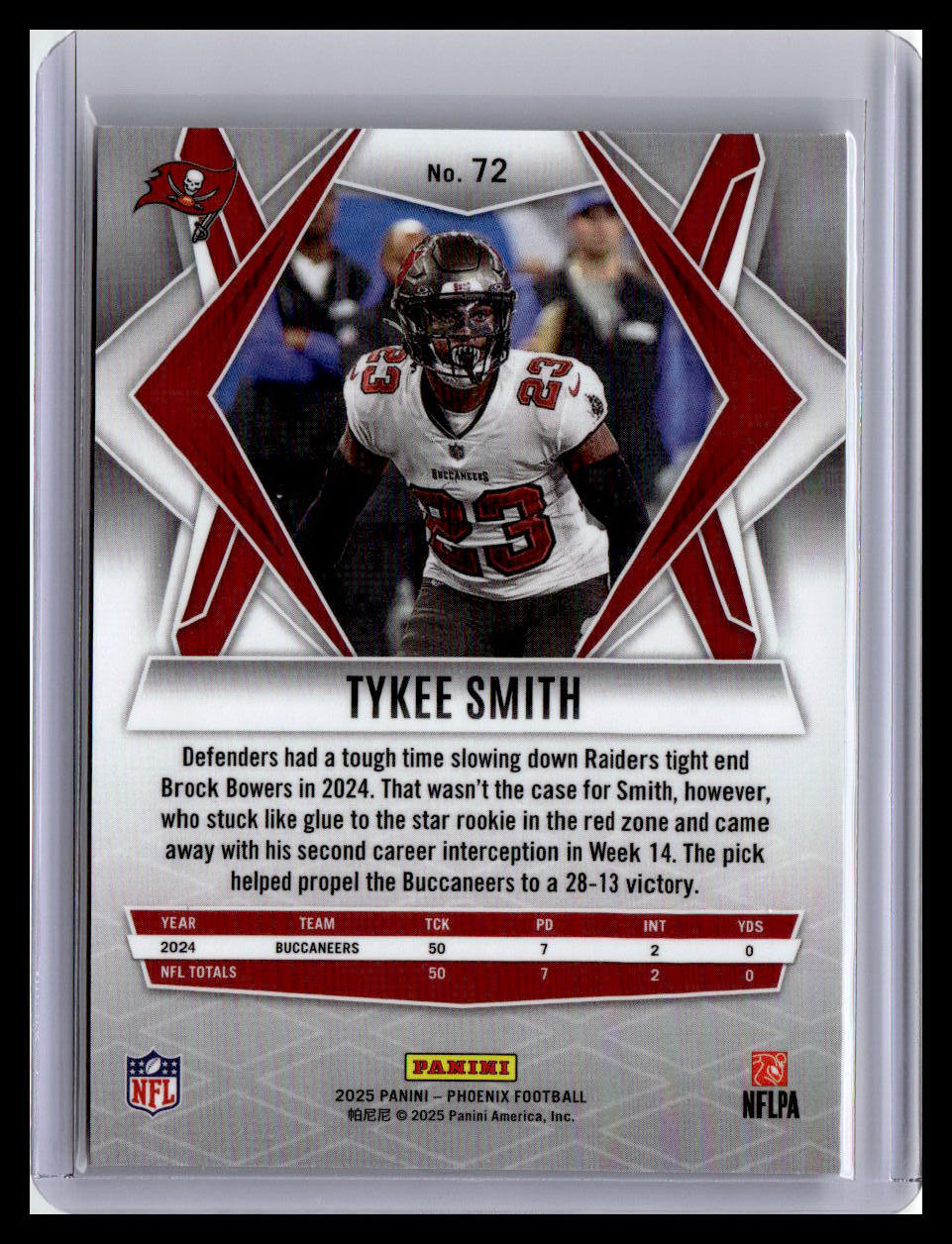 2025 Panini Phoenix #72 Tykee Smith