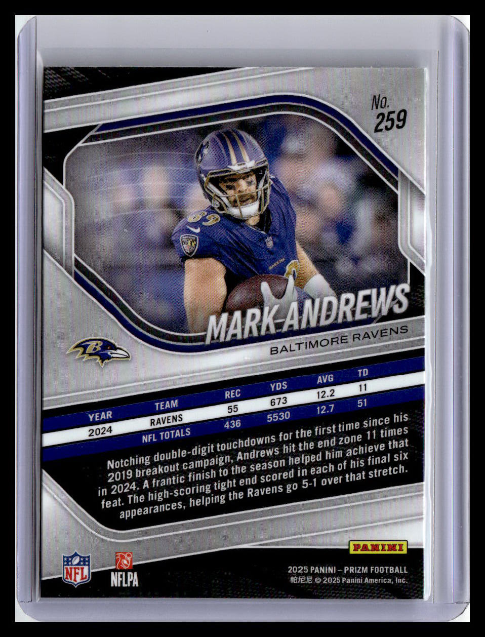 2025 Panini Prizm #259 Mark Andrews
